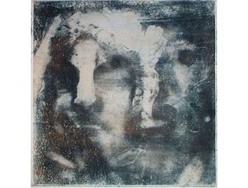Janus head, 2005, transfer print, 55,5 x 76 cm