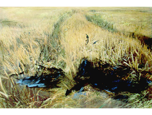 Raven, 1989, mixed media, inkjet print, 76 x 57 cm